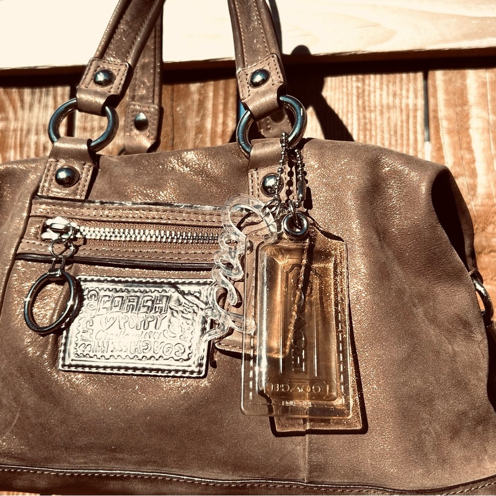 COACH PURSE POPPY LUCKY PENNY LEATHER LUXEY 15914 NEW - Picture 8 of 16
